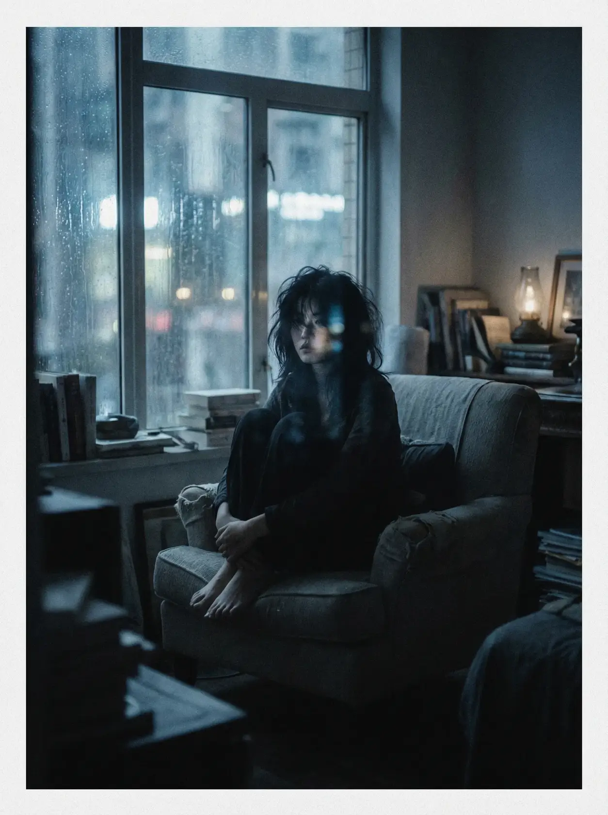 文艺剧情电影《雨窗》海报 - 国产视频